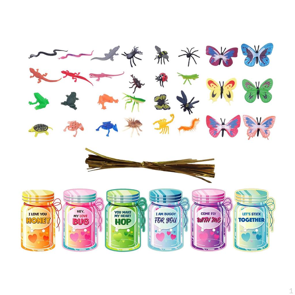 30 Adet Çocuklar Sevgililer Günü Kartları Tebrik Değişim Kartı Okul İçin Hediyeler