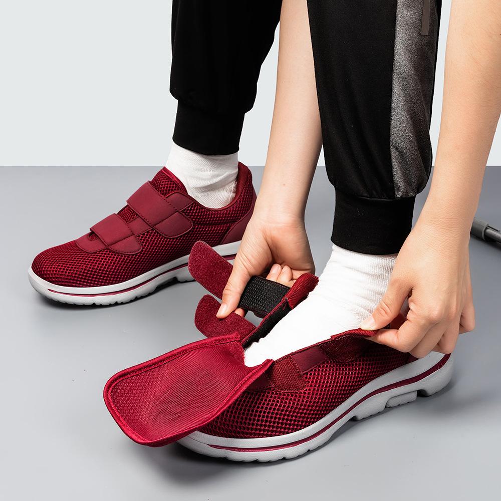 Big Foot Bone Thumb Valgus Shoes Soft Sole Breathable Cloth Shoes Fat Wide Fat Feet Elderly Shoes Wide Head Large Size Casual Trendy Shoes