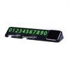 Creative Alloy Temporary Car Parking Number Plate with Hidden Design for Vehicles