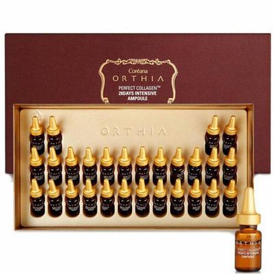 ORTHIA Perfect Collagen 28Days Intensive Ampoule 2ml x 28EA, Anti-Aging, Feuchtigkeitsspendend, KBeauty, Koreanische Kosmetik, Probe