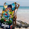 Cartoon S-Smurfs Big Microfiber Beach Towels Quick Dry Towel Sand Beach Towels Pool Towel for Travel Swim Pool Yoga