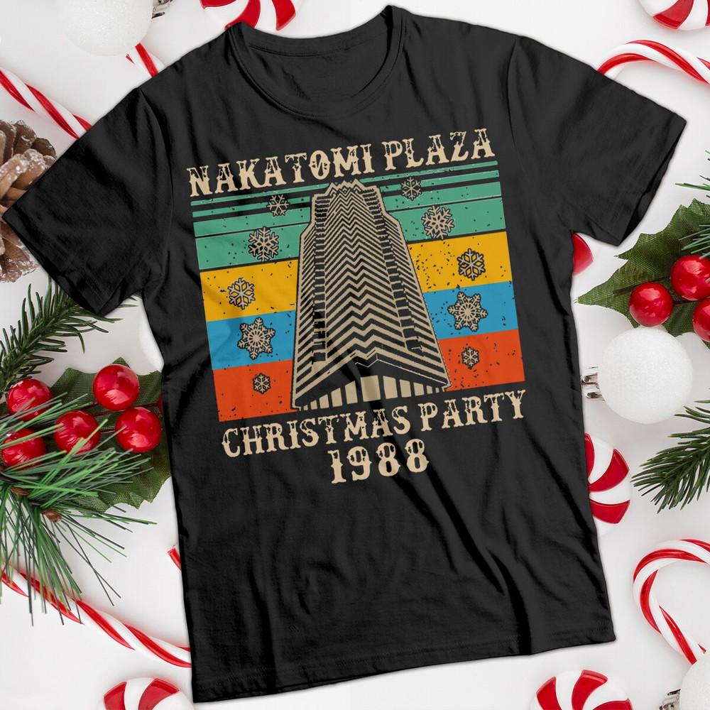 

Nakatomi Plaza Christmas Party T-Shirt Mens and Womens Tee #MC 4XL