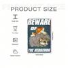 1pc Vintage Beware Of Hedgehog Humorous Tin Sign 8x12 Inch Unframed Wall Decor