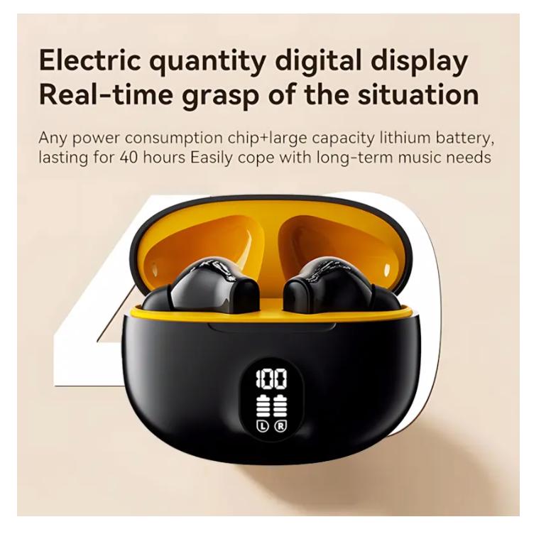 Original Bluetooth Earphone Excellent HIFI Quality TWS Wireless Earbud Smart LED Display Touch Control For Realme Xiaomi Headset