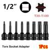 1Pcs Long Bit Electric Drill Socket Adapter Metric 1/2 Inch Shank Socket Wrench New Torx Socket