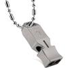 TACRAY Titanium Emergency Survival Whistle, Portable Necklace Whistle, Loud Whistle Up To 120~130db, Good for Life Saving, Hiking, Camping, and Pet