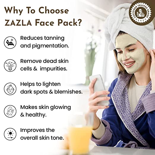 Zazla Aloe Vera Face Pack - 100gm