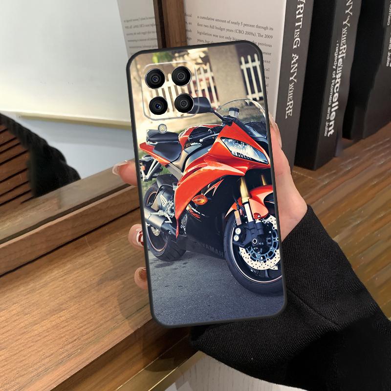 Motorcycle Man Case For Samsung Galaxy M32 M52 M12 M22 M13 M23 M33 M53 M14 M34 M54 M31 M51 M20 M31s M30s
