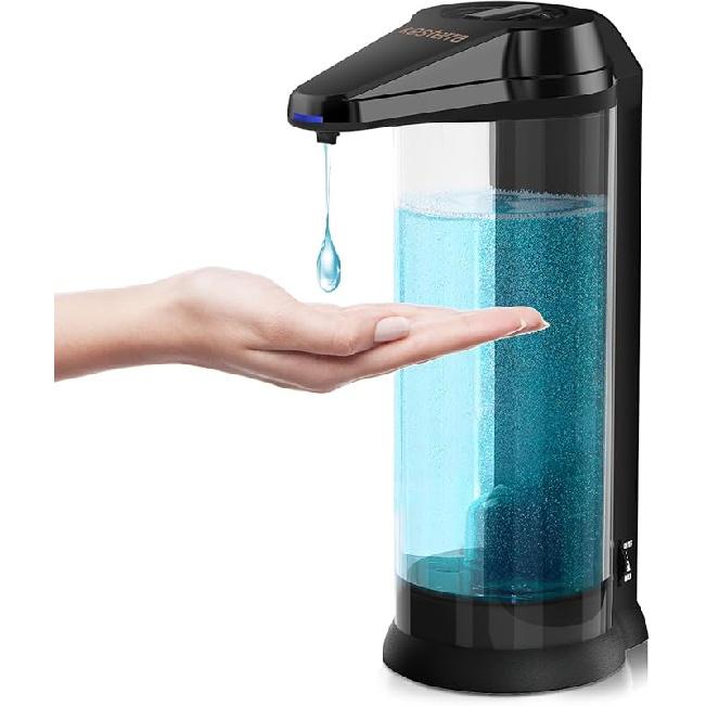 Automatic Soap Dispenser, 17oz/500ml Touchless Soap Dispenser, Plastic Hand Soap Dispenser for Kitchen Bathroom, with 7 Levels Adjustable Soap