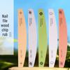 Double-Sided Half-Moon Nail Art Polishing File