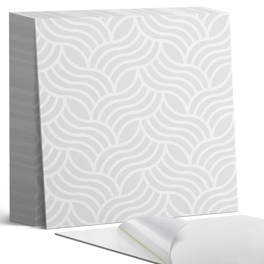 Set of Vinyl Floor Tiles Waves In a Harmonious Arrangement 20X20X20 Cm