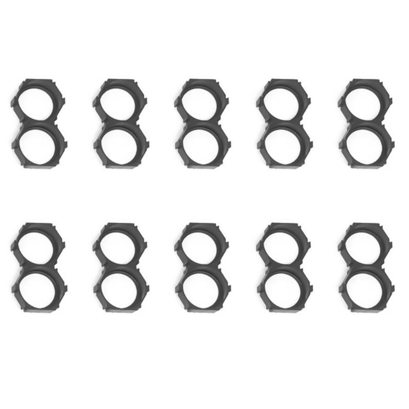 

10 штук 18650 Тримач для акумуляторів 18650 Стійка для акумуляторів для надійного штабелювання та стабільної роботи в різних умовах