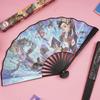 Panda 8-inch Cartoon Folding Fan - Cute Anime Design, Perfect for Students, High-Quality Summer Cool