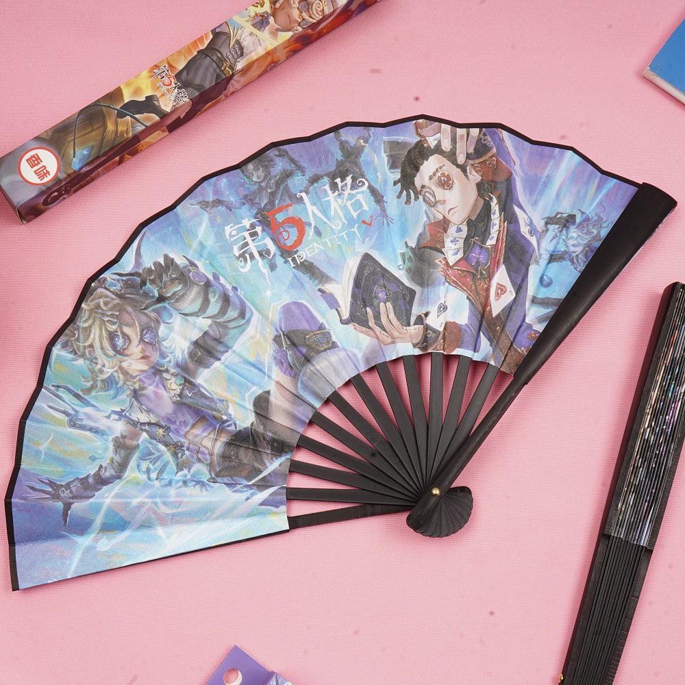 Panda 8-inch Cartoon Folding Fan - Cute Anime Design, Perfect for Students, High-Quality Summer Cool