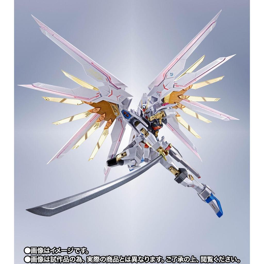 METAL ROBOT SPIRITS SIDE MS Mighty Strike Freedom Gundam Final Battle and approximately 140mm finished Ver. ABS, PVC, die-cast, tall, pre-painted