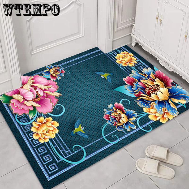 

Побутовий вхідний килим Вхідний килимок для вітальні Підкладка для ніг Вхідний килимок для передпокою Килимок для підлоги біля шафи для взуття 60 * 90cm