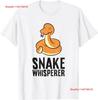 Snake Whisperer Reptile Pet T Shirt Vintage Stretched Top For Everyday Wear Versatile Casual Designer Clothes Slightly