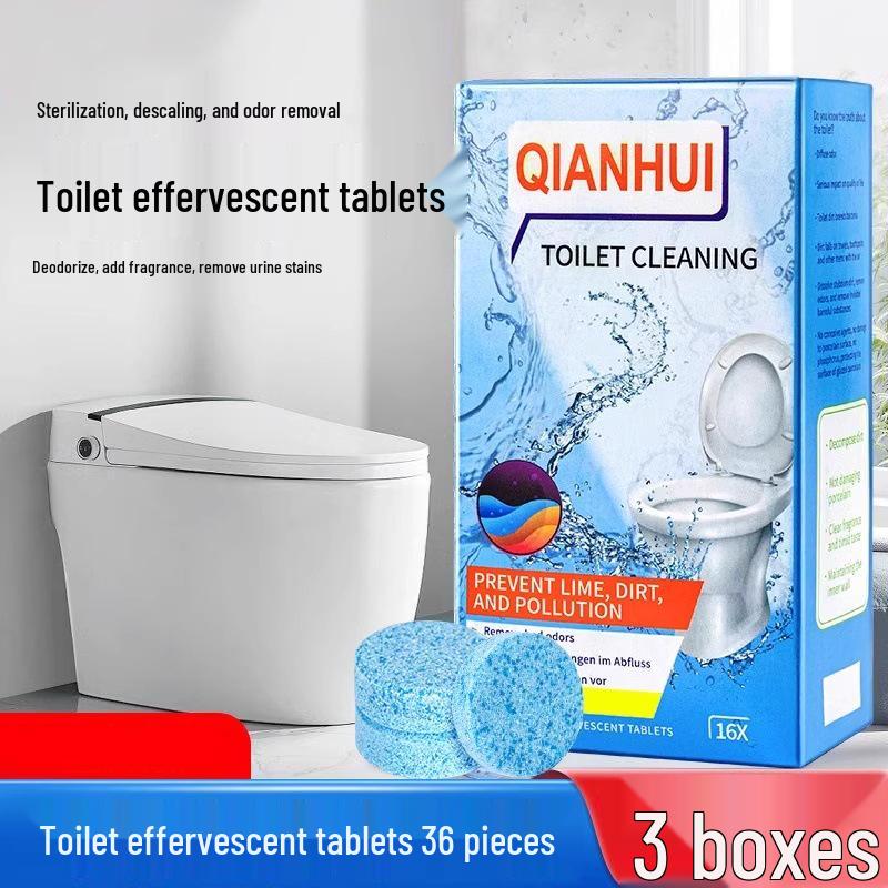 Engångstoalettrensare: Brustabletter för Deodorisering & Luktborttagning för Fläckborttagning & Avkalkning