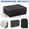 Mlikero Card Deck Case for Trading Cards 1800+, Trading Card Storage Box with 10 Dividers and 3 Foam Stoppers, Leather Magnetic Closure Commander