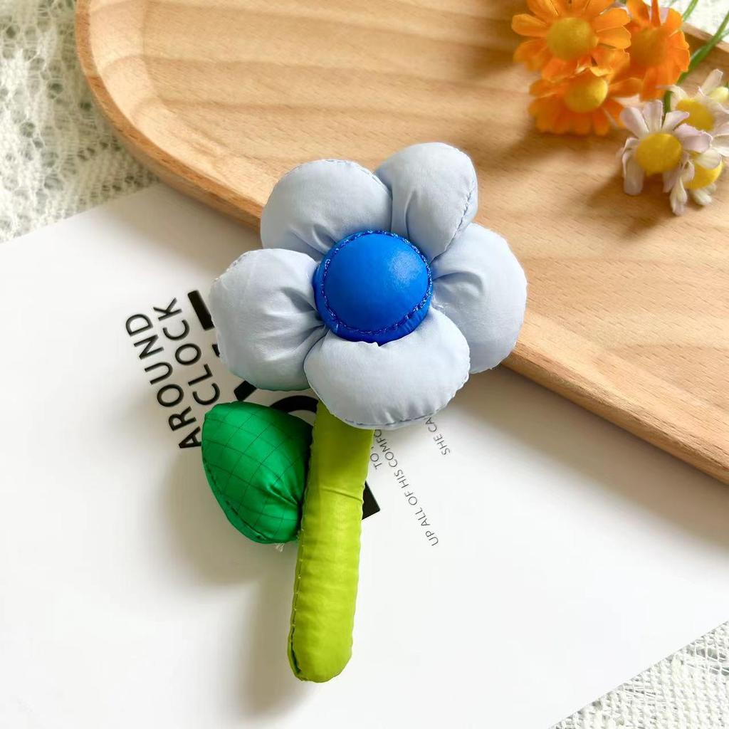 Summer Pastoral Fabric Flower Accessories: Shoes, Socks, Hair Clips, DIY Bag & Clothing