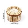 3D Puzzle DIY Wooden Mechanical Box Assembly Model Adult Birthday Halloween Christmas Gift