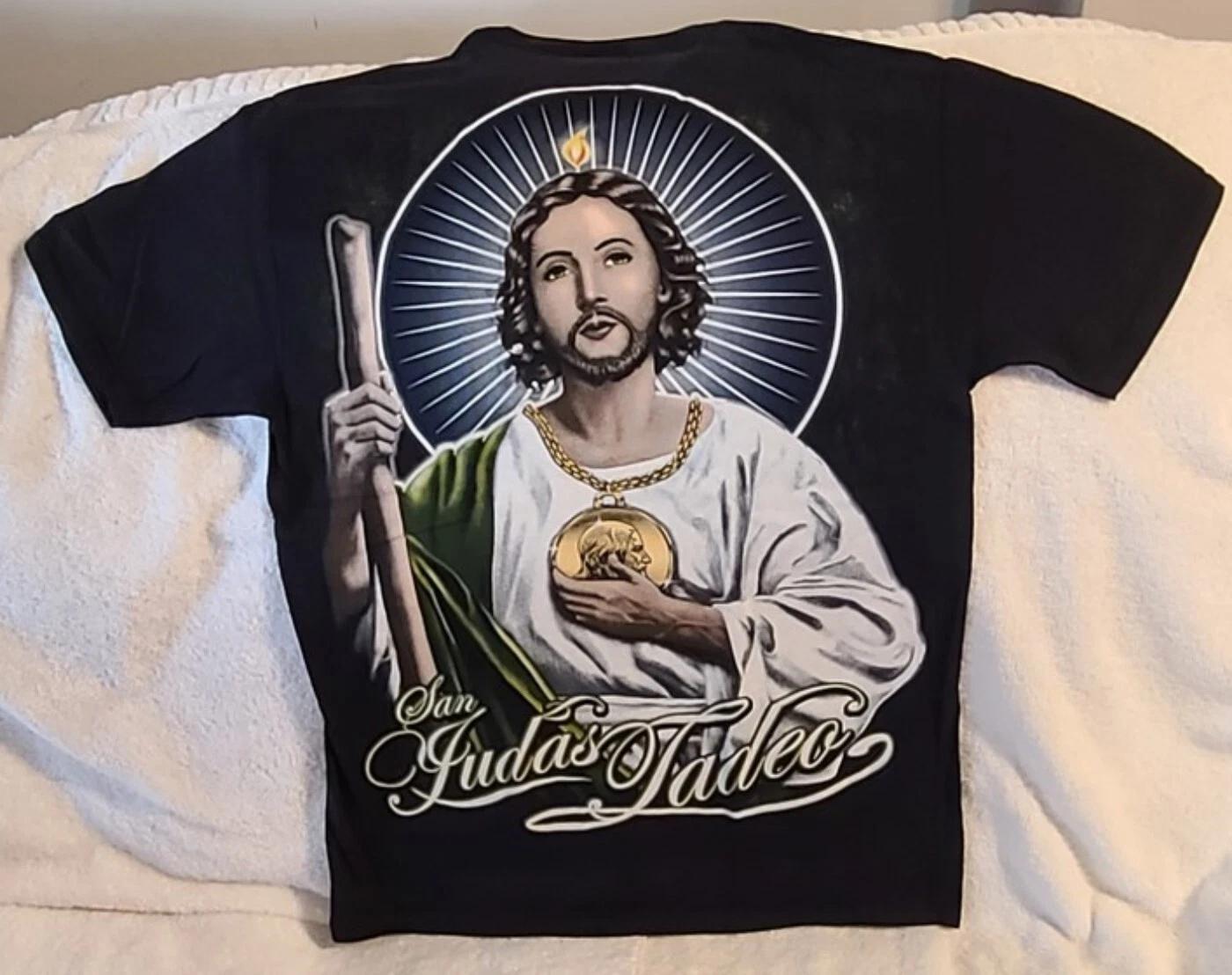 

SAN JUDAS TADEO SAINT JUDE APOSTLE RELIGIOUS JUDAS THADDEUS T-shirt S