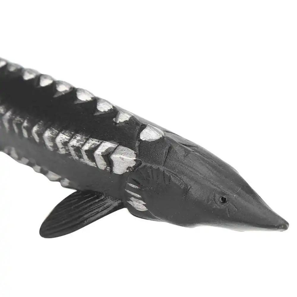 Simulated Fake Fish Model Action Figure Classic Ocean Animals Model Sturgeon Fish Model Artificial Toys for Children Home Decor
