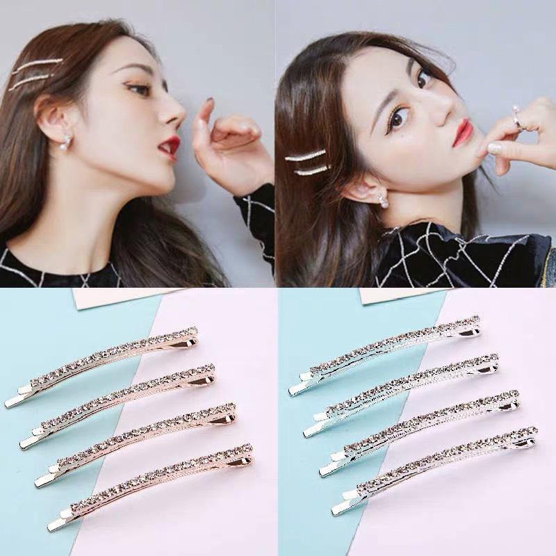 5Pcs Cross  Hairpins  X Hair Clips Barrettes Simple Side Clip Bridal Headwear Girl  Hair Accessories