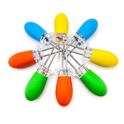 1 Pair Corn Holders Stainless Steel Corn Cob Holders BBQ Skewers for Home Cooking Twin Pin Sweetcorn Holders Multi-Functional