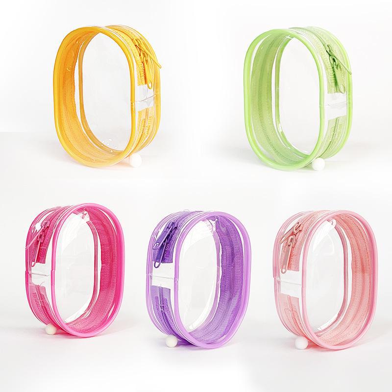 Pop Mart 3D Transparent Baby Bag Storage with Dopamine Color