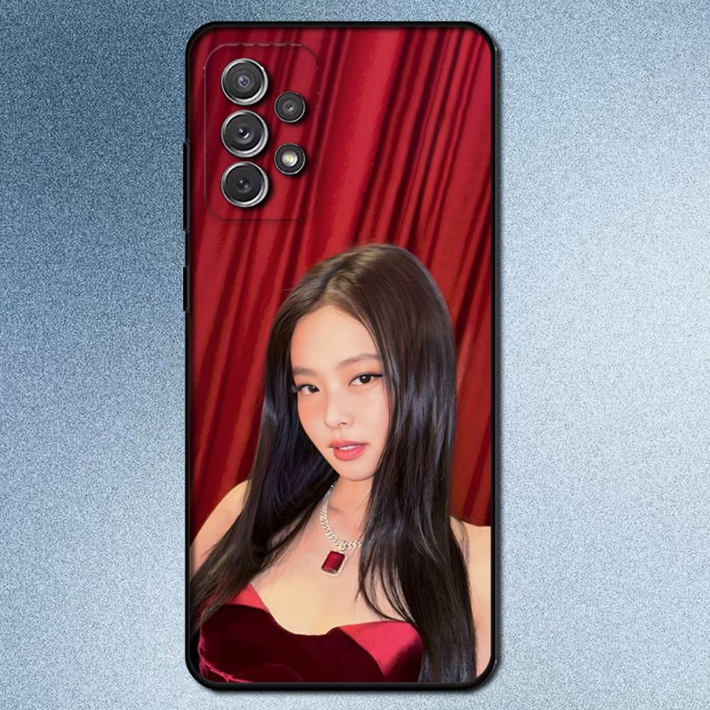 

Kpop Ruby J-Jennie Kim Phone Case For Samsung S25,S24,S21,S22,S23,S30,Ultra,S20,Plus,Fe,Lite,Note,10,9,5G Black Cover Samsung S24
