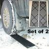 2 Stück Anti-Rutsch-Platte für Autoreifen auf Schnee und Sand, Offroad-Reifen, Traktions-Klapp-Gleitplatte, Flucht-Selbstrettung, selbstfahrende Anti-Rutsch-Platte
