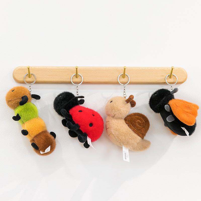 Summer Simulated Bug Series Plush Toy Doll Pendant Cicada Doll Bag Hanging Keychain