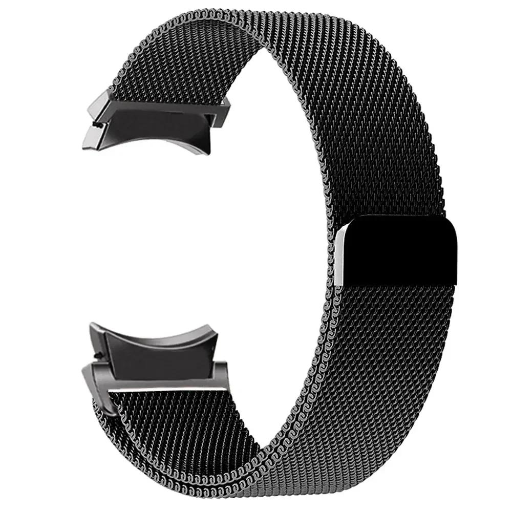 No Gap Metal Band for Samsung Galaxy Watch 6 band 40mm 44mm Milanease loop Bracelet samsung galaxy watch 4-5-6-5 Pro-6 Classic