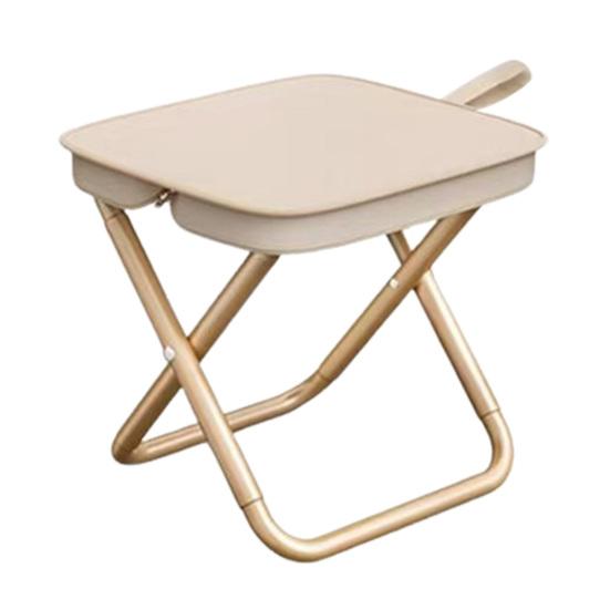 Outdoor Folding Stool with Carry Bag Portable Lightweight Heavy Duty Camping Backpacking Beach Picnic Fishing Collapsible Chair Seat