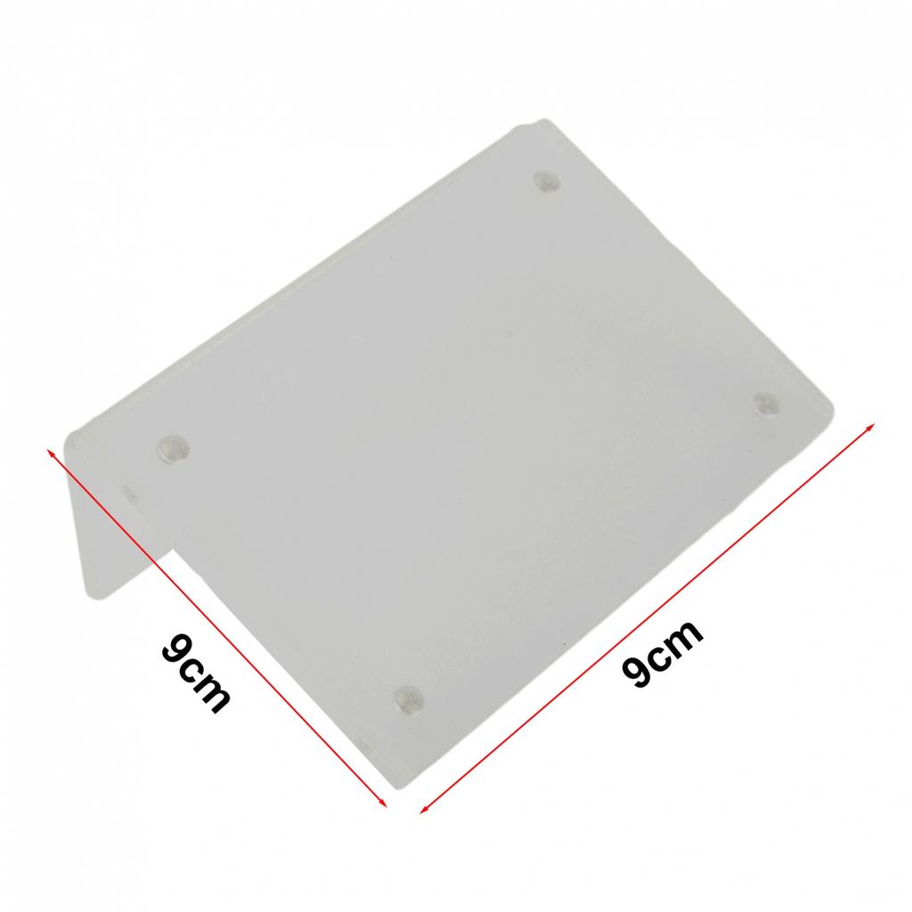 Stand Display Rack Table Tag Acrylic Transparent Frame