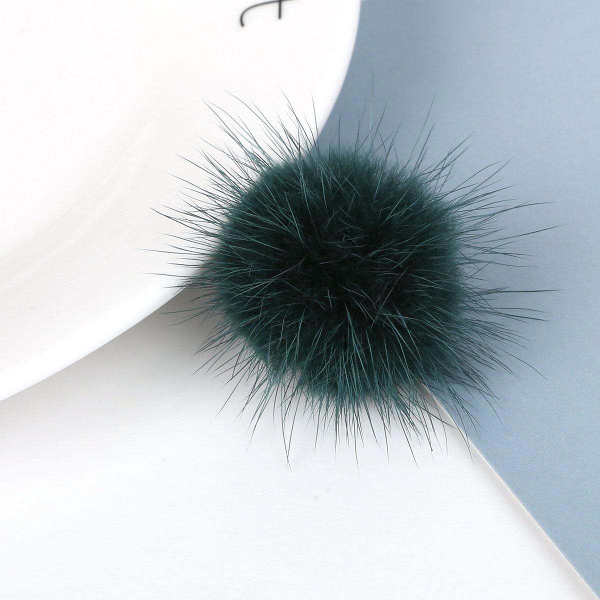 3,5 см помпоны из норки, меховые шарики, помпон для шитья, вязаный брелок, шарф, обувь, шапки, сделай сам, ювелирные изделия, аксессуары 3.5cm 1pc