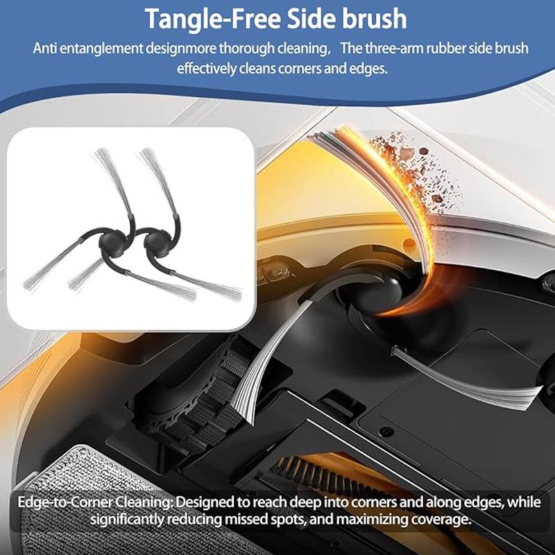 For Dreame D20 Air Plus/F21/F21 Plus/F20/F20 Plus Robot Vacuum Accessories Main Side Brush Filter Mop Dust Bag Replacement Parts