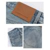 Damen Vintage Weite Beine Denim Capri Hosen Shorts Sommer Bauchkontrolle Locker Gerade Beine Lässig Streetwear