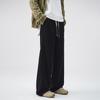A-shaped Casual Pants Men's Elastic Waist American High Street Heavy Sweatpants Trendy Brand Loose Sports Straight Trousers