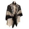Cotton And Linen Square Scarf Women'S Summer Silk Scarf Star Flower Versatile Scarf Summer Sunscreen Shawl Thin Square Scarf
