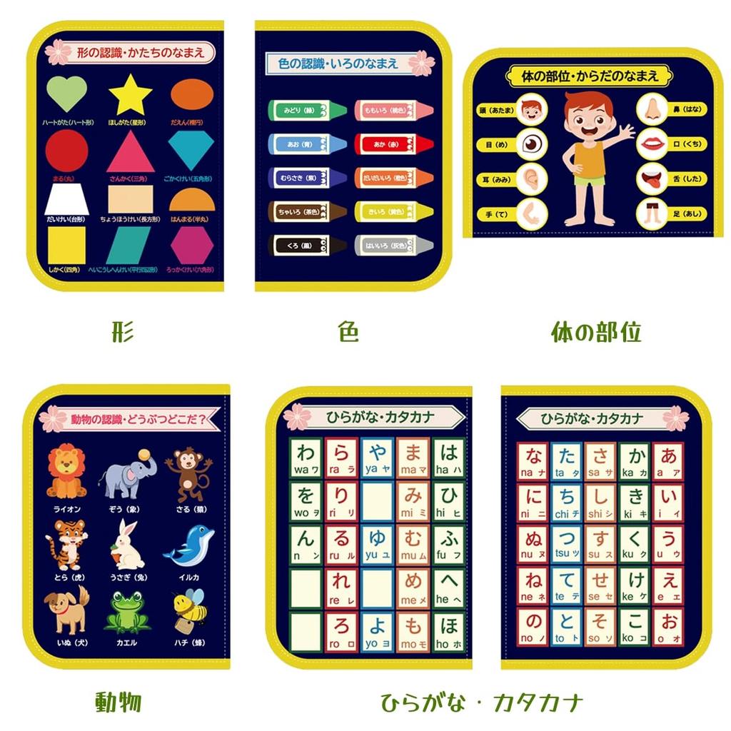 Montessori Toy Educational Toy 1 2 3 4 5 6 Years Old 10 In 1 Busy Board Toy Alphabetical Chart Hiragana Katakana Dressing Practice Fingertip Training