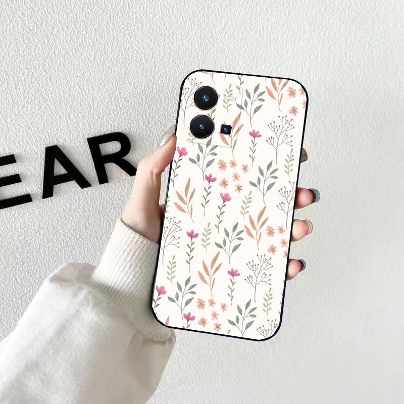 Flowers Garden Phone Case For VIVO Y53S Y33S Y01 Y22S Y31 Y21 Y70 Y21S Y72 V21 V2023 V21E V20 SE iQOO Z8x X100 Pro