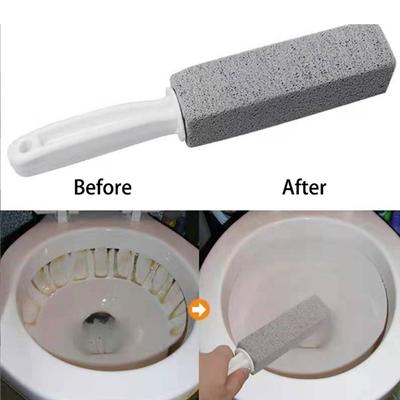 1 Stück Toilettenreiniger Stein Natürlicher Bimsstein Toilettenbürste Schnelle Reinigungsstein Mit Langem Griff Badezimmer-Gadgets