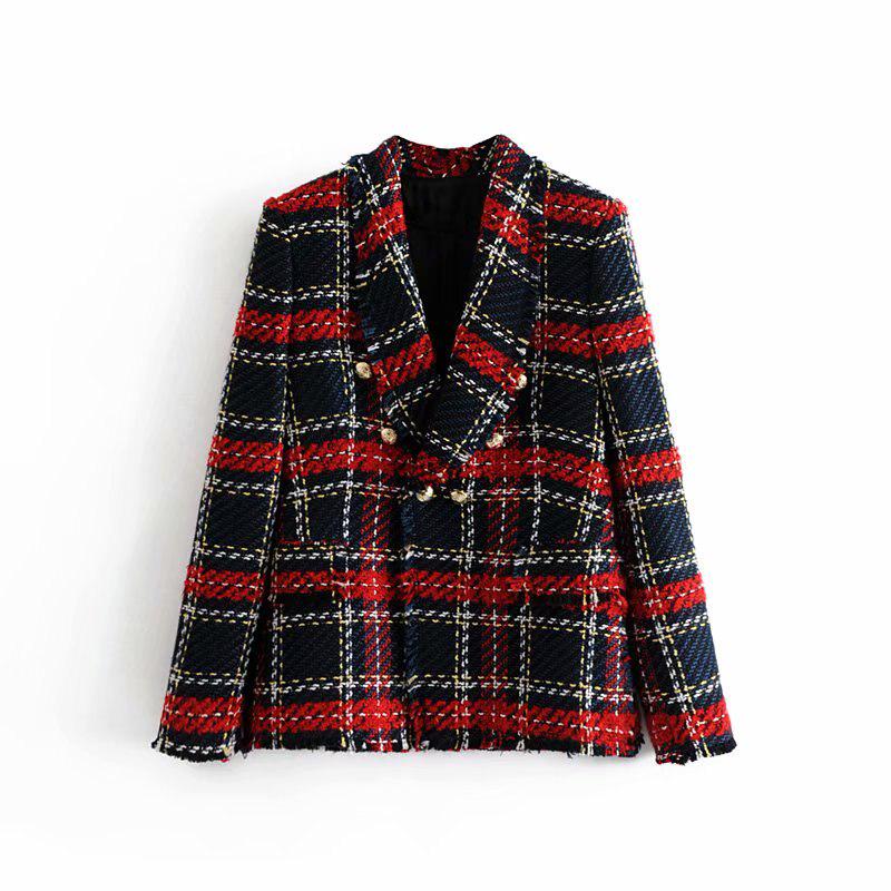 Red Plaid Blazer 2021 Donna Primavera-Autunno Vintage Tweed Suits Giacche  Ufficio Ladies Chic Slim Blazers Ragazze Nappa Top Set Cappotto acquista in  modo economico — spedizione gratuita, recensioni reali con foto — Joom