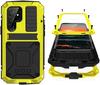Robuste Aluminium-Metall-Panzerhülle für Samsung S24 S23 S22 S21 Note 20 Ultra S20 Plus A32 Stoßfeste Hülle Displayschutz