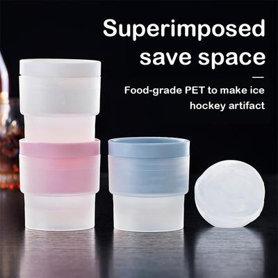 Whiskey Silicone Round Ice Hockey Mold Maker Large Spherical Ice Cube Ice Tray Grinder Suitable for Bar Home Kitchen Supplies