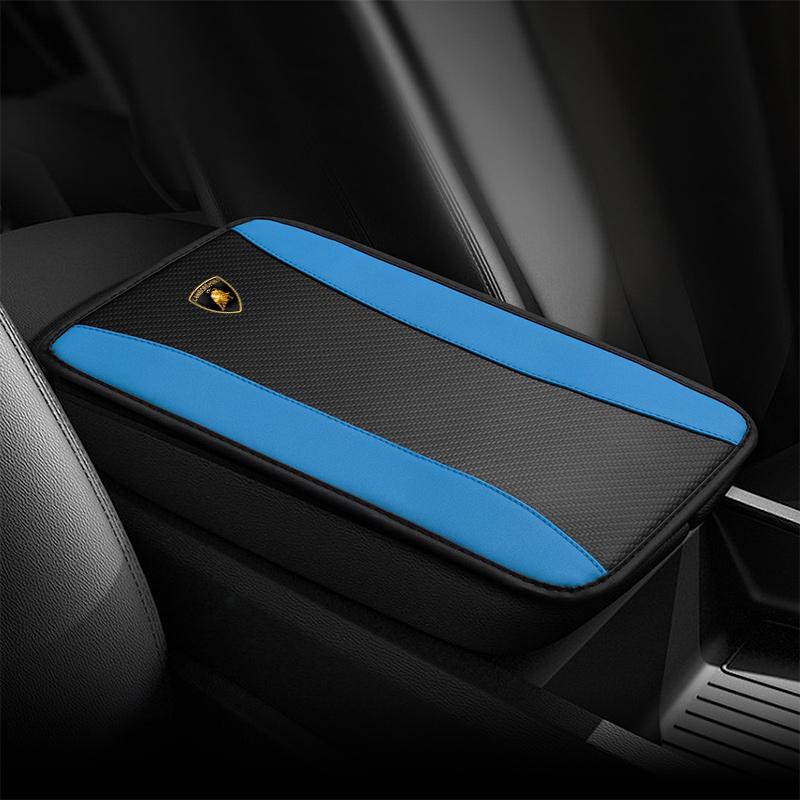 

Car Interior Armrest Box Protection Cushion Decoration Arm Rest For Lamborghini Urus Huracan Aventador Premium Auto Accessories