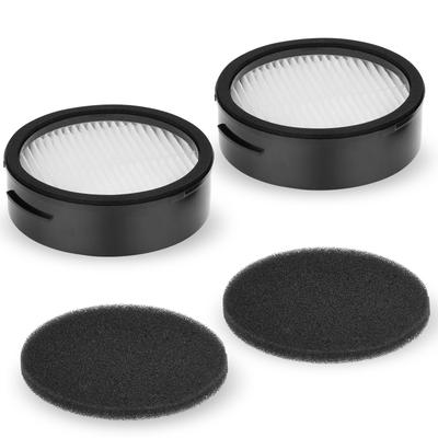 CFTS72 Iris Ohyama Vacuum Cleaner Filters 2 Exhaust Filters and 2 Sponge Compatible with and Cyclone Stick Vacuum Replacement (2-Pack, Filters) -