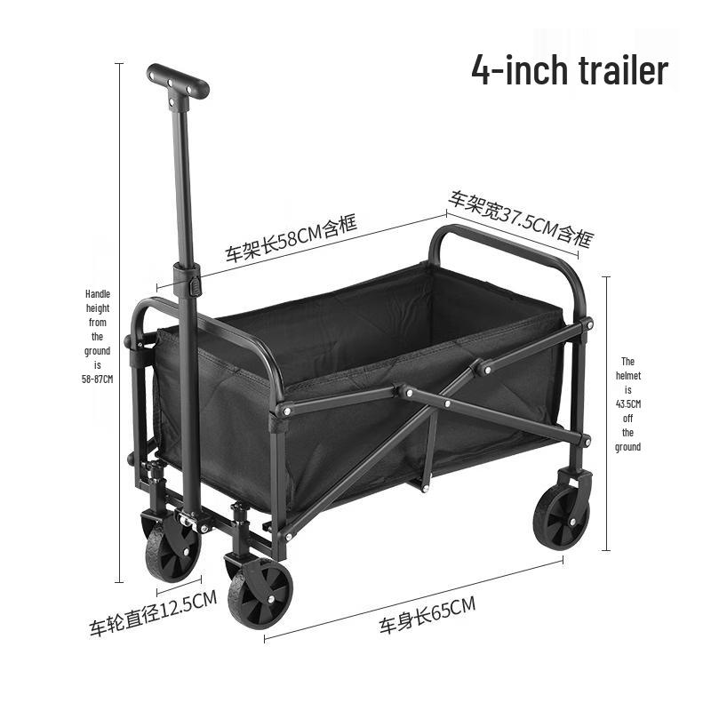 Compact Outdoor Folding Camping Wagon